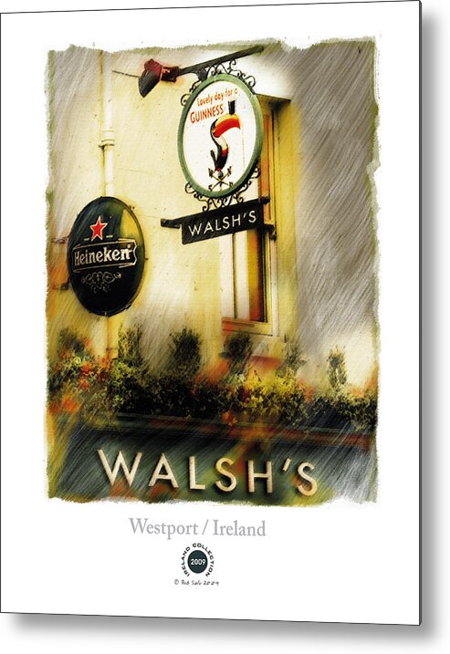 Ireland Metal Print featuring the painting Walsh's by Bob Salo