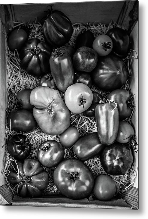 Tomatoes Metal Print featuring the photograph Tomatoes At The French Market by Georgia Clare