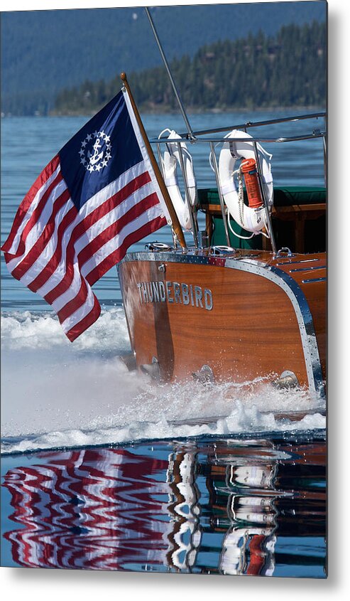 Ensign Metal Print featuring the photograph Thunderbird Ensign #10 by Steven Lapkin