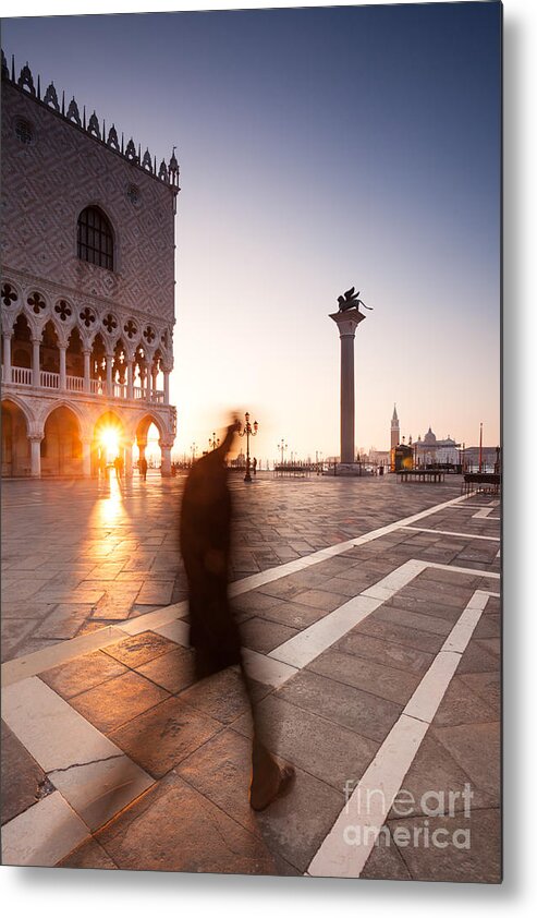 Venice Metal Print featuring the photograph The shadow by Matteo Colombo