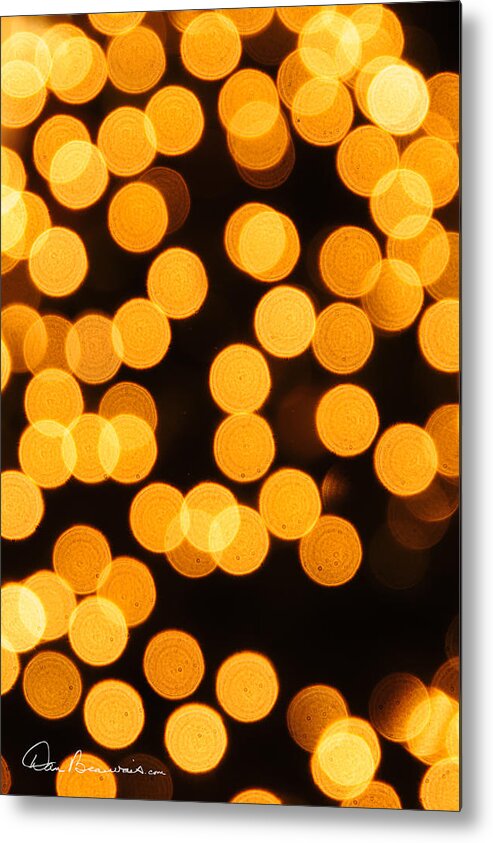 Christmas Metal Print featuring the photograph Lights 0124 by Dan Beauvais