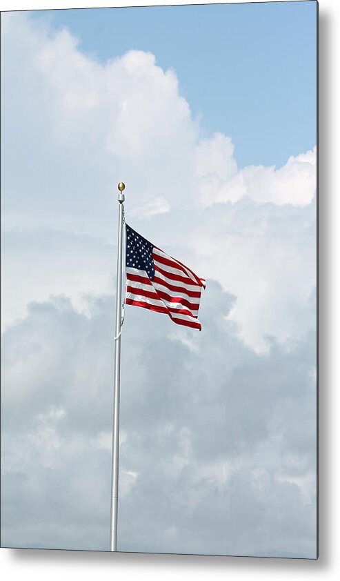 Patriotic Metal Print featuring the photograph USA by Captain Debbie Ritter