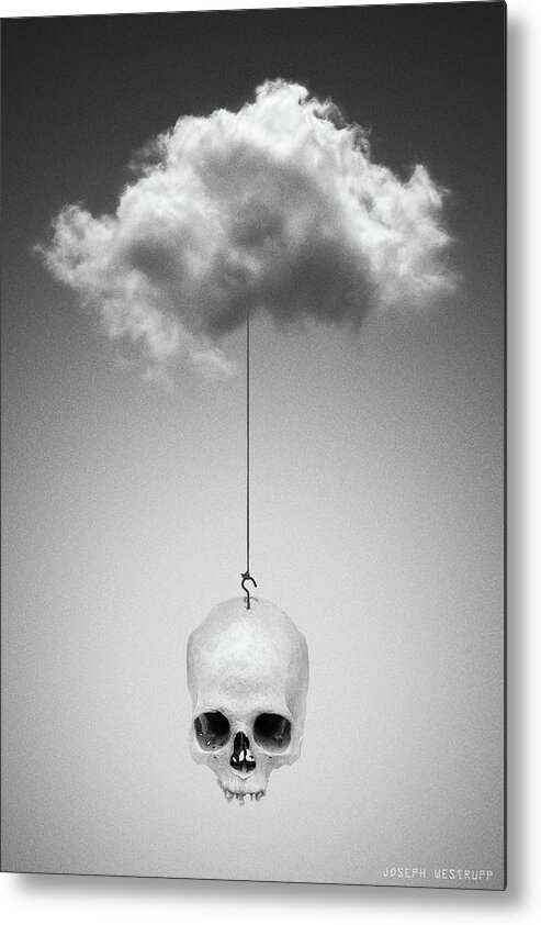 Skull Metal Print featuring the photograph Connected by Joseph Westrupp