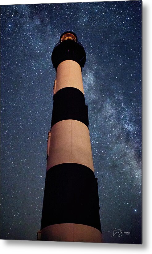 Milky Way Metal Print featuring the photograph Bodie Light Milky Way #7332 by Dan Beauvais