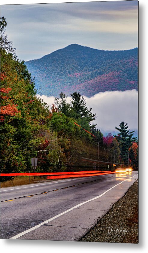 New England Metal Print featuring the photograph Daniel Webster Highway Daybreak #2767 by Dan Beauvais