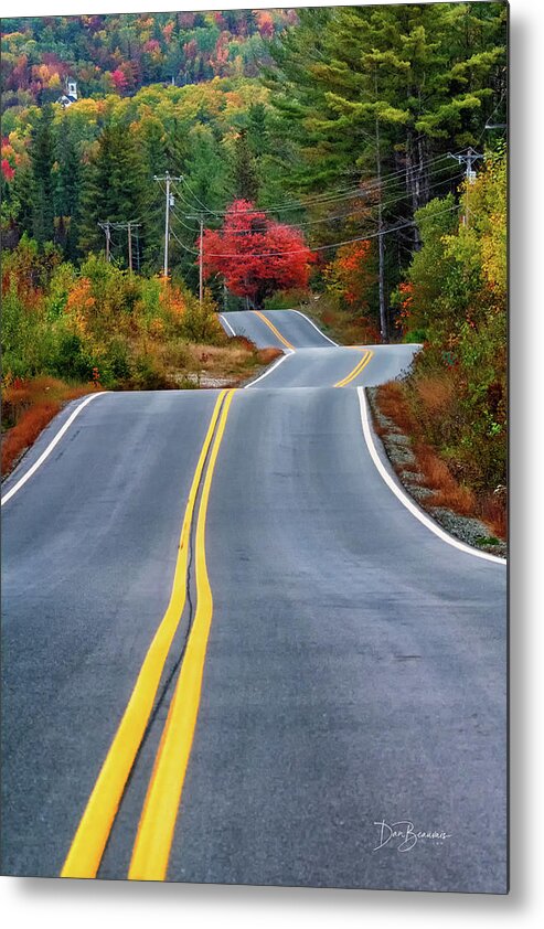 New England Metal Print featuring the photograph Undulations #1935 by Dan Beauvais
