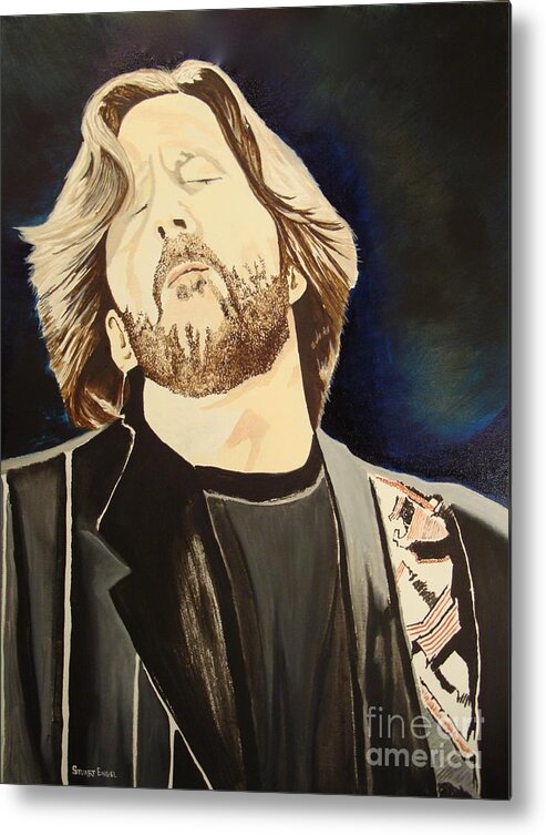 Clapton Is God Metal Print featuring the painting CIG by Stuart Engel