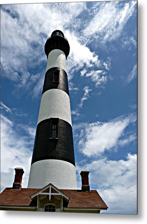 Lighthouse Metal Print featuring the photograph Bodie Island Lighthouse by Jo Sheehan