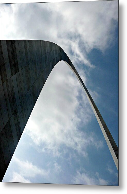 St. Louis Metal Print featuring the photograph The St. Louis Arch by Jo Sheehan