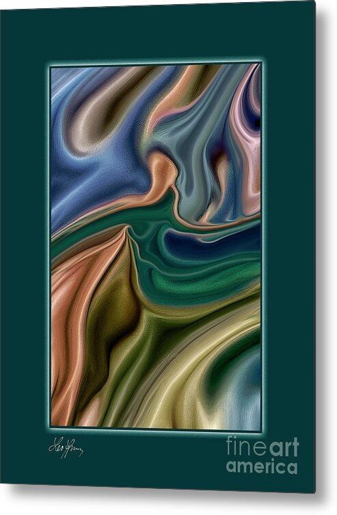 Sample Metal Print featuring the digital art Sample Of Answer To A Complex Problem by Leo Symon