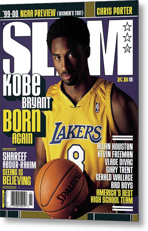 Kobe Bryant Metal Print featuring the photograph Kobe Bryant: Born Again SLAM Cover by Getty Images
