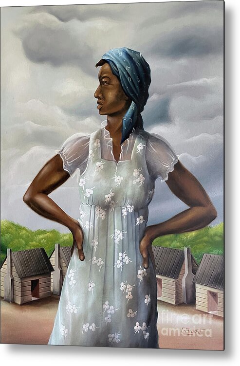 Portraits In History Metal Print featuring the painting Hope, Faith, and Endurance by Clement Bryant