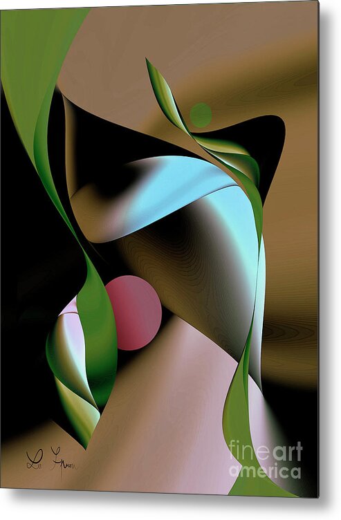 Immortality Metal Print featuring the digital art Immortality of illusion by Leo Symon