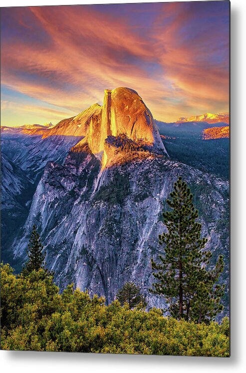 California Metal Print featuring the photograph Light on the Mountain by Dan Carmichael