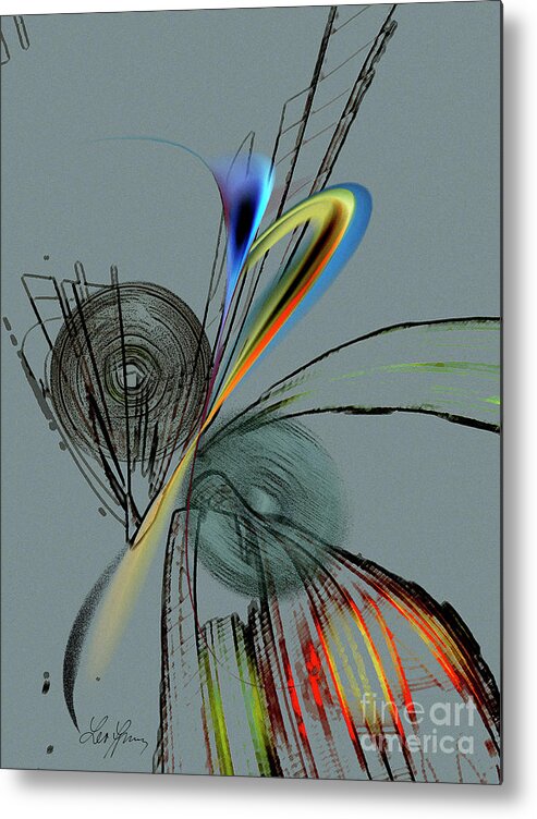 Synchronicity Metal Print featuring the digital art Synchronicity by Leo Symon