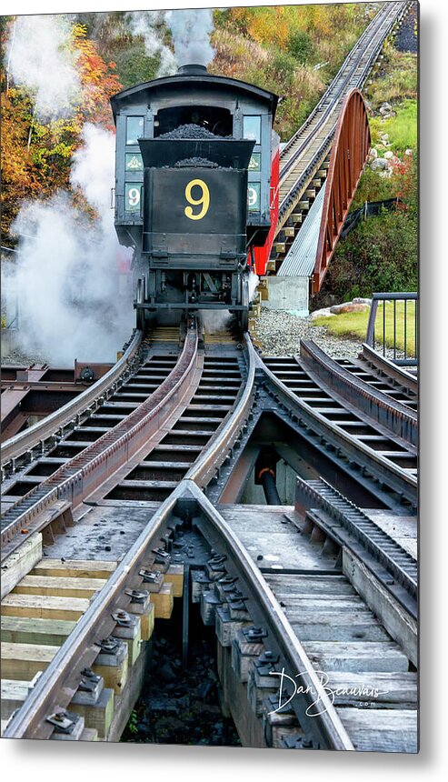 Steam Engine Metal Print featuring the photograph Waumbek Number 9 2685 by Dan Beauvais