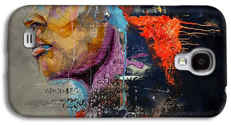 Women Galaxy S4 Case featuring the painting Abstract Women 015 #1 by Corporate Art Task Force