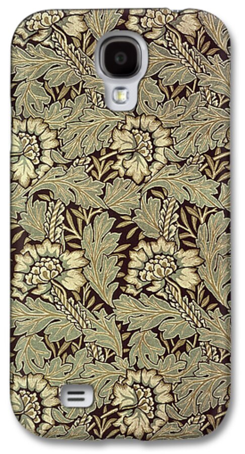 Anemones Galaxy S4 Case featuring the tapestry - textile Anemone design by William Morris