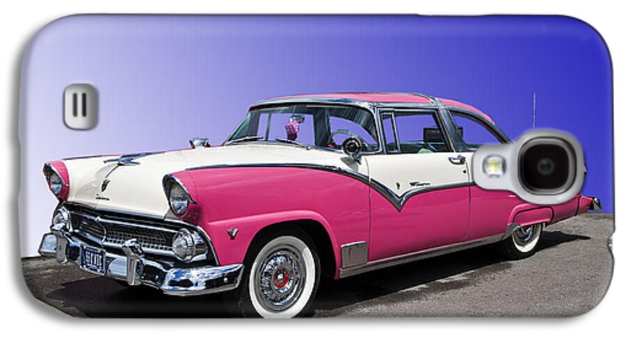 Car Galaxy S4 Case featuring the photograph 1955 Ford Crown Victoria by Gianfranco Weiss