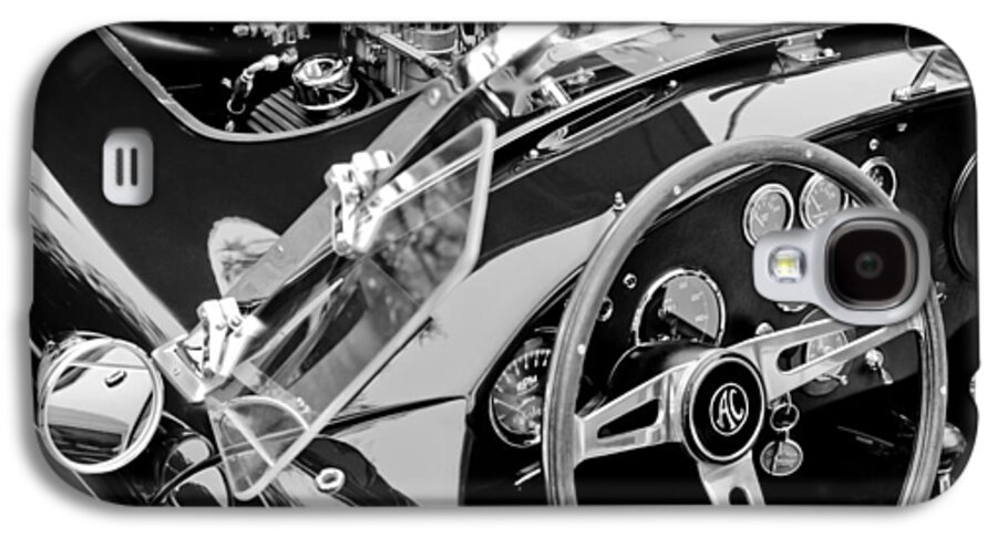 Ac Shelby Cobra Engine - Steering Wheel Galaxy S4 Case featuring the photograph AC Shelby Cobra Engine - Steering Wheel #2 by Jill Reger