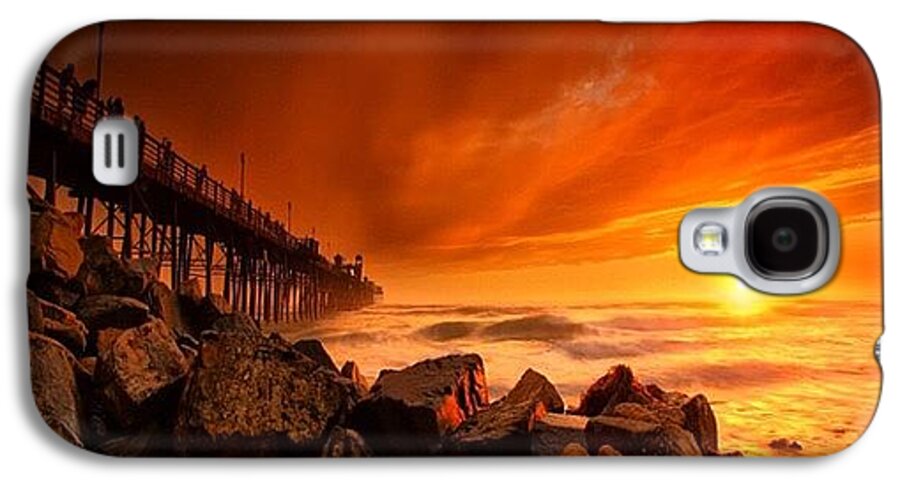  Galaxy S4 Case featuring the photograph Long Exposure Sunset At A North San #6 by Larry Marshall