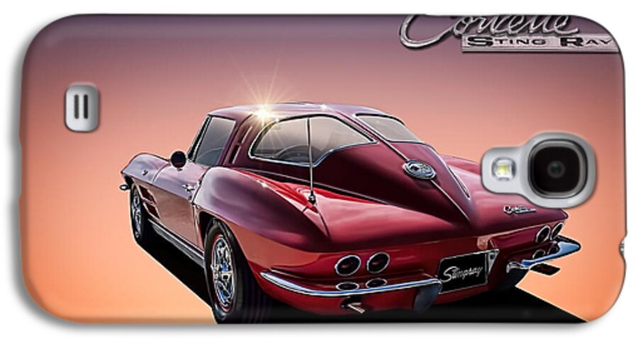 Corvette Galaxy S4 Case featuring the digital art '63 Stinger #63 by Douglas Pittman
