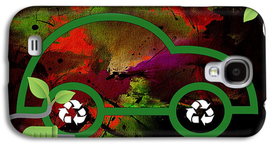 Eco Galaxy S4 Case featuring the mixed media Eco Collection #7 by Marvin Blaine