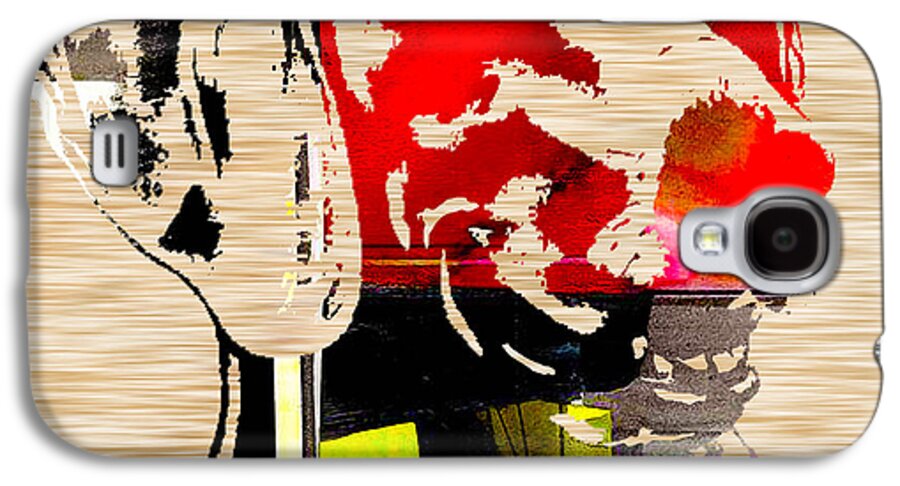 Weimaraner Paintings Mixed Media Galaxy S4 Case featuring the mixed media Weimaraner #7 by Marvin Blaine