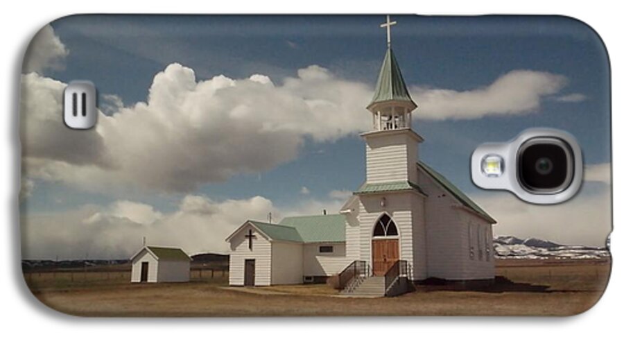 Old Galaxy S4 Case featuring the photograph A Church In Eastern Montana by Jeff Swan