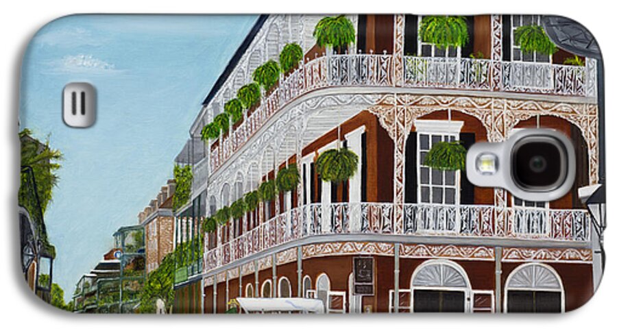 French Quarter Galaxy S4 Case featuring the painting A Carriage Ride in the French Quarter by Judy Jones