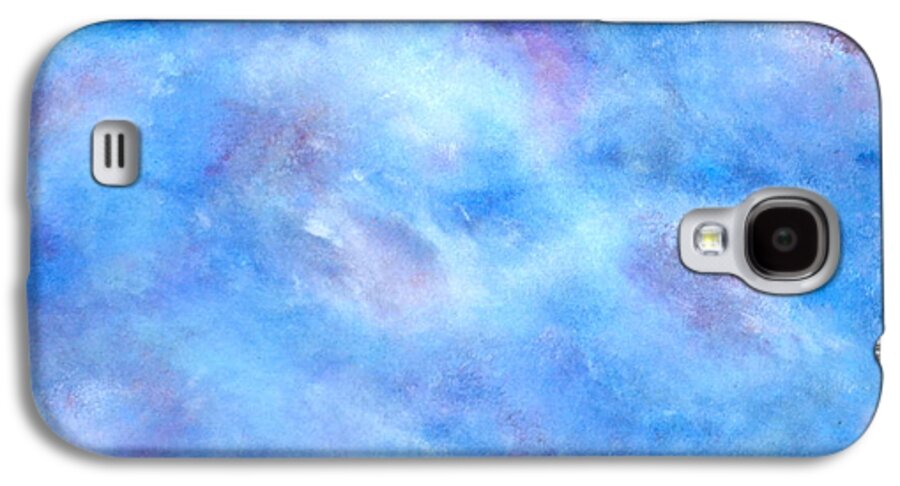 Abstract Galaxy S4 Case featuring the painting Above The Clouds by Denise Tomasura