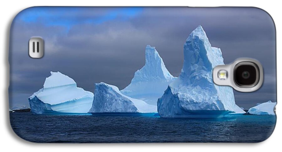 Iceberg Galaxy S4 Case featuring the photograph Antarctic Iceberg 3 by FireFlux Studios
