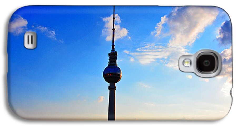 Europe Galaxy S4 Case featuring the pyrography Berlin TV Tower by Steffen Schumann