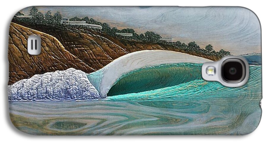 Seascape Galaxy S4 Case featuring the painting Blacks Beach by Nathan Ledyard