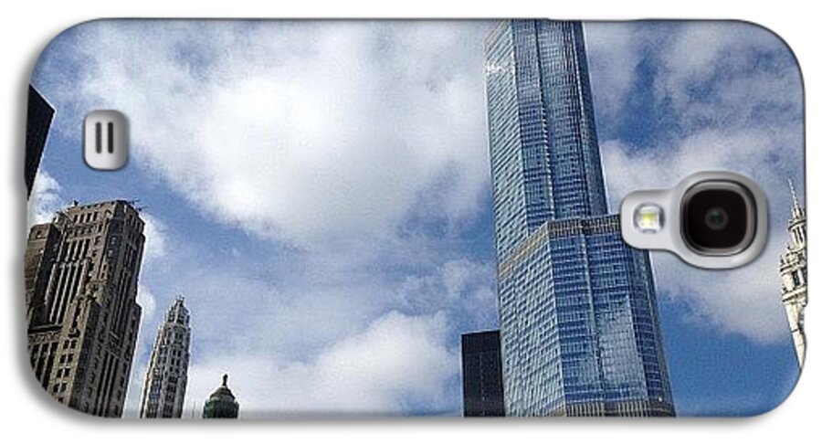 Chicago Galaxy S4 Case featuring the photograph Blue by Mike Maher