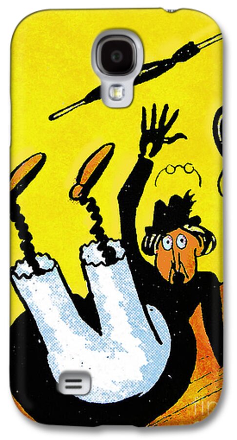 Artist Galaxy S4 Case featuring the painting Cartoon 07 by Svetlana Sewell