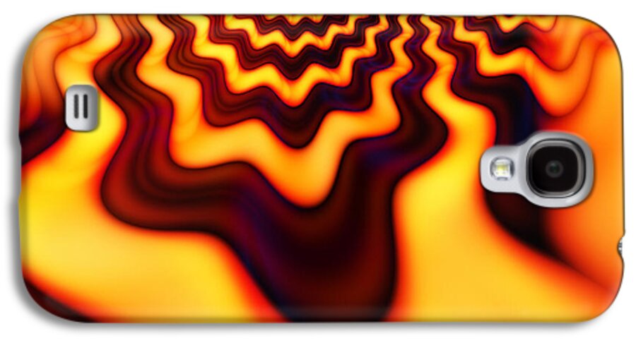 Abstract Galaxy S4 Case featuring the photograph Chocolate Orange by Ian Mitchell