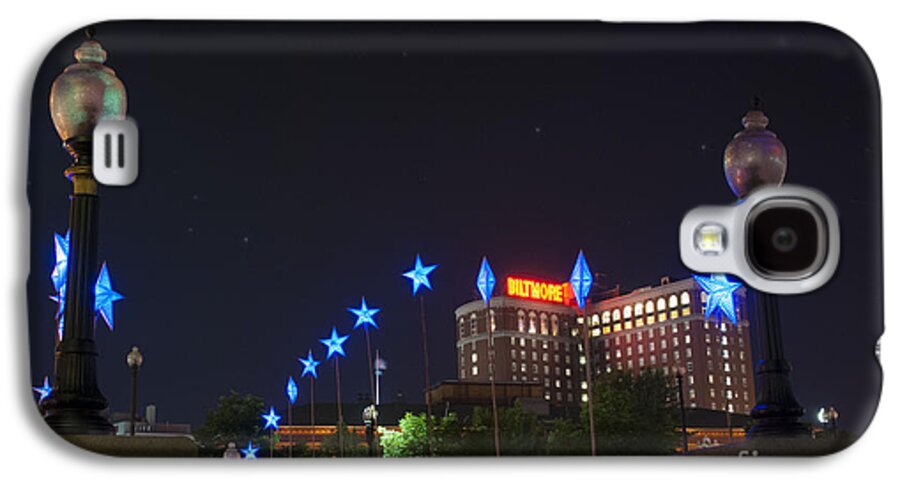 Art Installation By Barnaby Evans Galaxy S4 Case featuring the photograph Downtown Providence at Night by Juli Scalzi