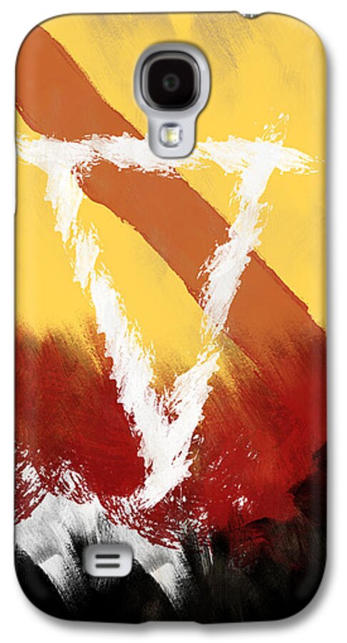 Abstract Galaxy S4 Case featuring the painting Enlightenment by Condor 
