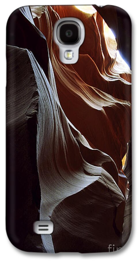 Antelope Canyon Galaxy S4 Case featuring the photograph Follow the Light by Kathy McClure