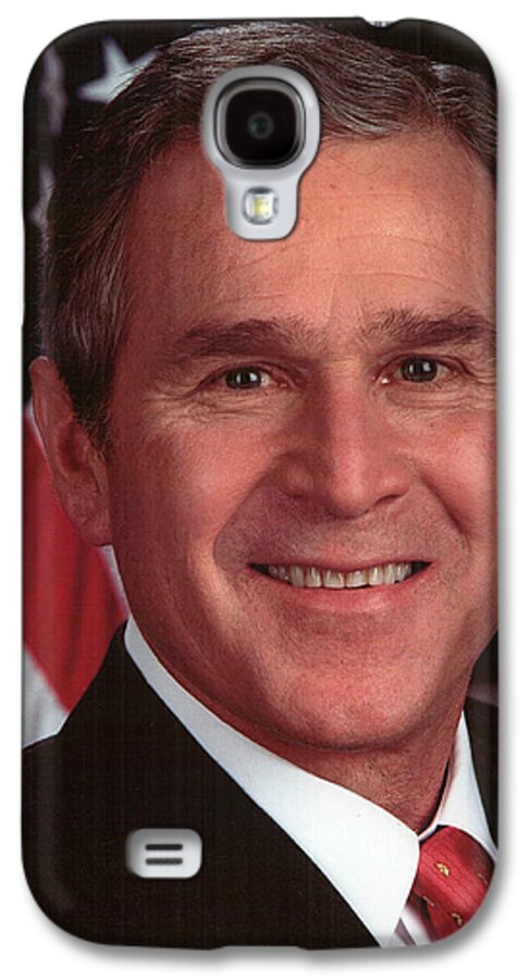George W Bush Galaxy S4 Case featuring the photograph George W Bush by Official Gov Files