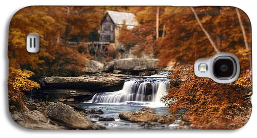 Fall Galaxy S4 Case featuring the photograph Glade Creek Mill Selective Focus by Tom Mc Nemar