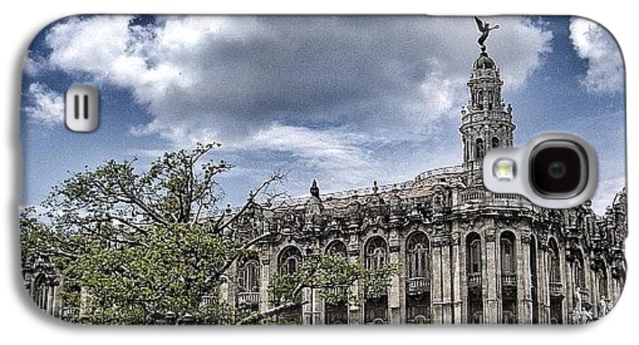 Cuba Galaxy S4 Case featuring the photograph great Theater Of Havana ( Built On by Joel Lopez