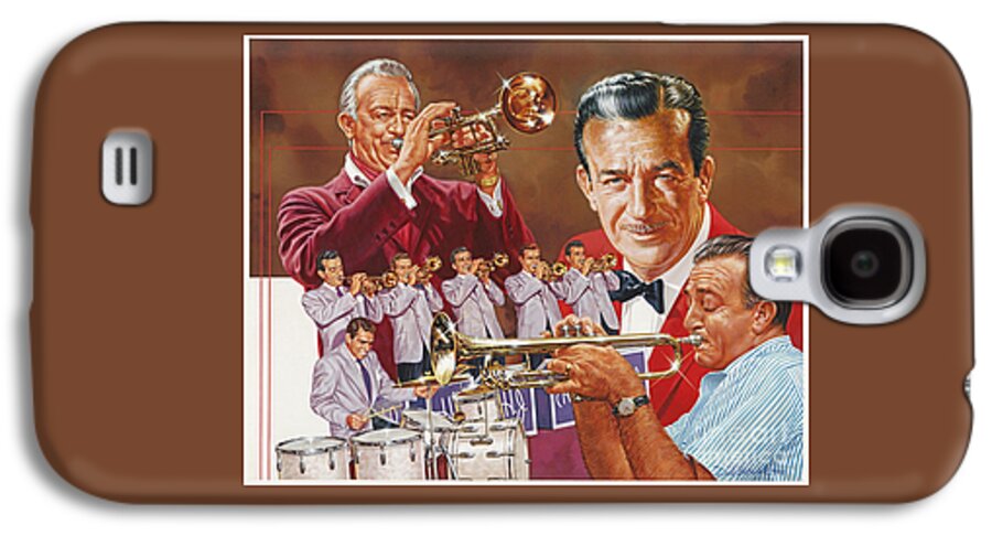 Portrait Galaxy S4 Case featuring the painting Harry James Trumpet Giant by Dick Bobnick