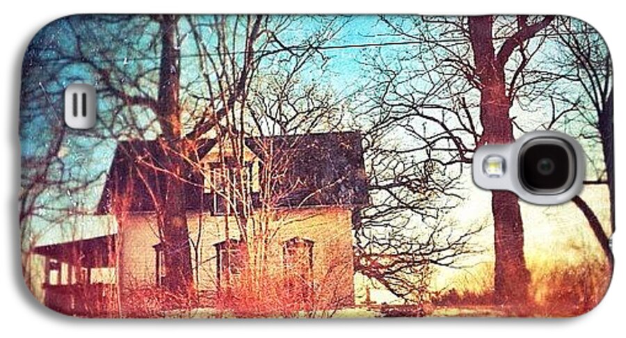 Old Galaxy S4 Case featuring the photograph #house #home #old #farm #abandoned by Jill Battaglia