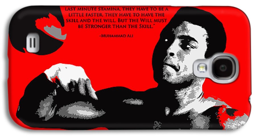 Muhammad Ali Galaxy S4 Case featuring the digital art How Champs Are Made by Brian Reaves