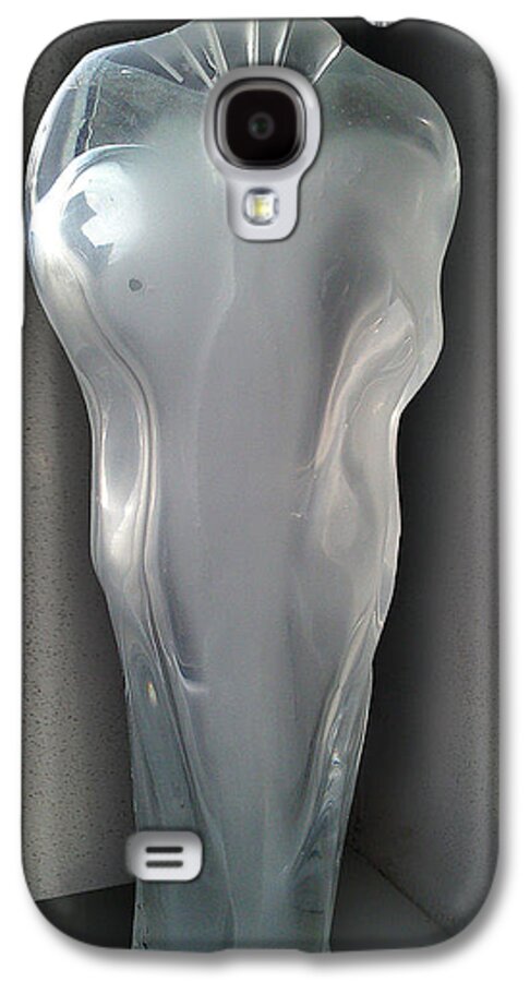 Blown Glass Galaxy S4 Case featuring the sculpture Icy Girl by Zoja Trofimiuk