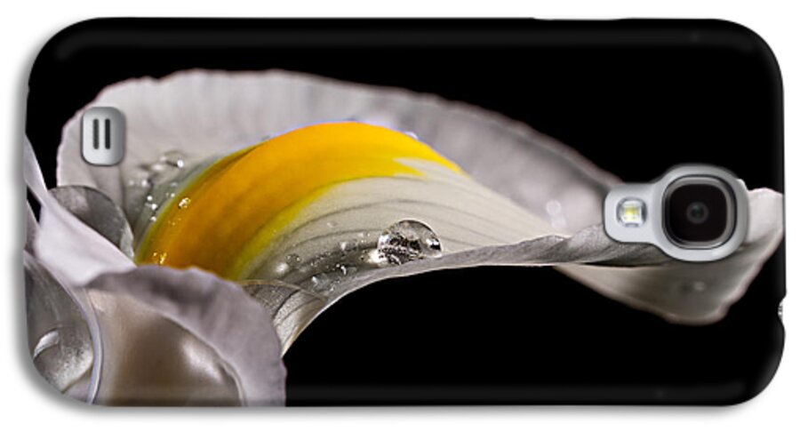 Japanese Galaxy S4 Case featuring the photograph Iris With Water by Mary Jo Allen