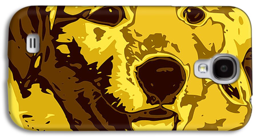 Labrador Galaxy S4 Case featuring the digital art Labrador by Chris Butler