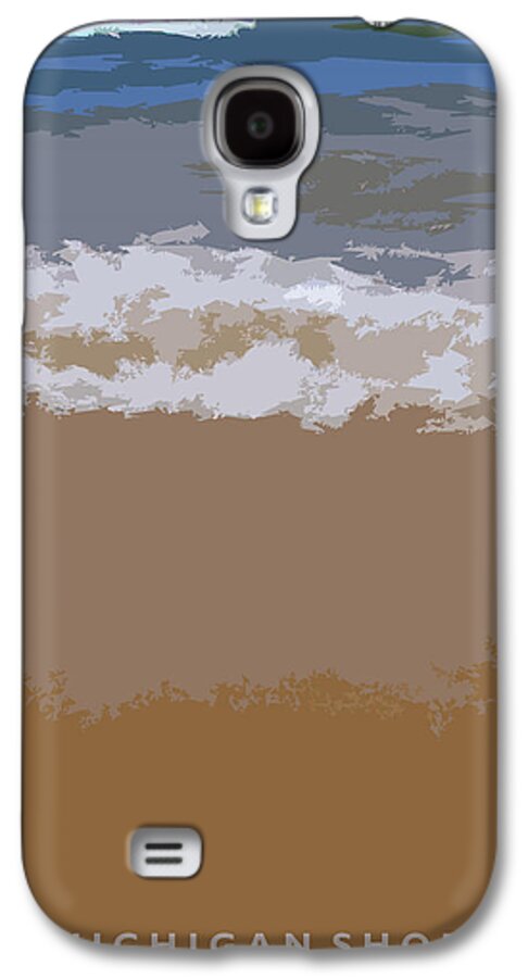 Beach Galaxy S4 Case featuring the photograph Lake Michigan Shoreline by Michelle Calkins